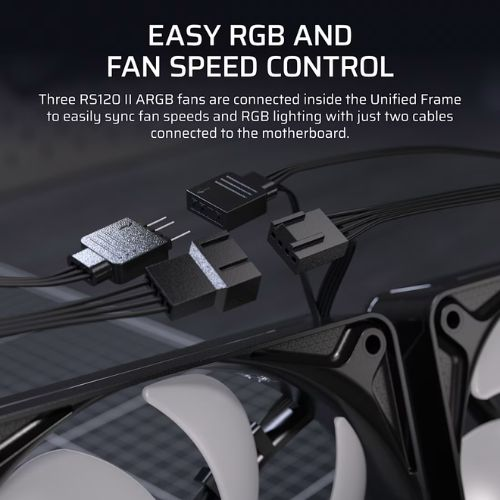 Corsair RS360 II ARGB Unified Frame 360mm PWM Cabinet Fan